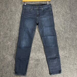 Banana Republic Jeans Womens 28 Skinny Medium Wash Cotton Spandex Pockets